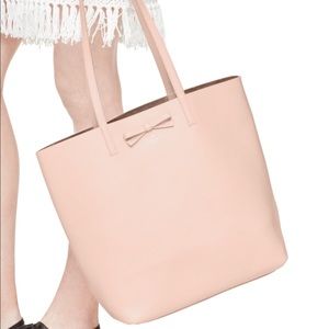 Kate Spade On Purpose Leather Tote Pink Courie Bow